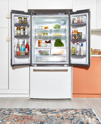 Café 27.8 Cu. Ft. 4-Door French-Door Refrigerator - CVE28DP4NW2 | Réfrigérateur à 4 portes Cafe de 27,8 pi³ à portes françaises – CVE28DP4NW2 | CVE28DPW