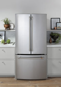 Café 18.6 Cu. Ft. French-Door Counter-Depth Refrigerator - CWE19SP2NS1 - Refrigerator in Stainless Steel 