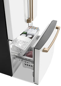 Café 18.6 Cu. Ft. French-Door Counter-Depth Refrigerator - CWE19SP4NW2 - Refrigerator in Matte White