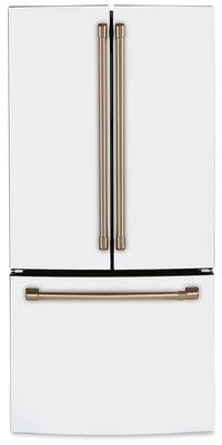 Café 18.6 Cu. Ft. French-Door Counter-Depth Refrigerator - CWE19SP4NW2 - Refrigerator in Matte White