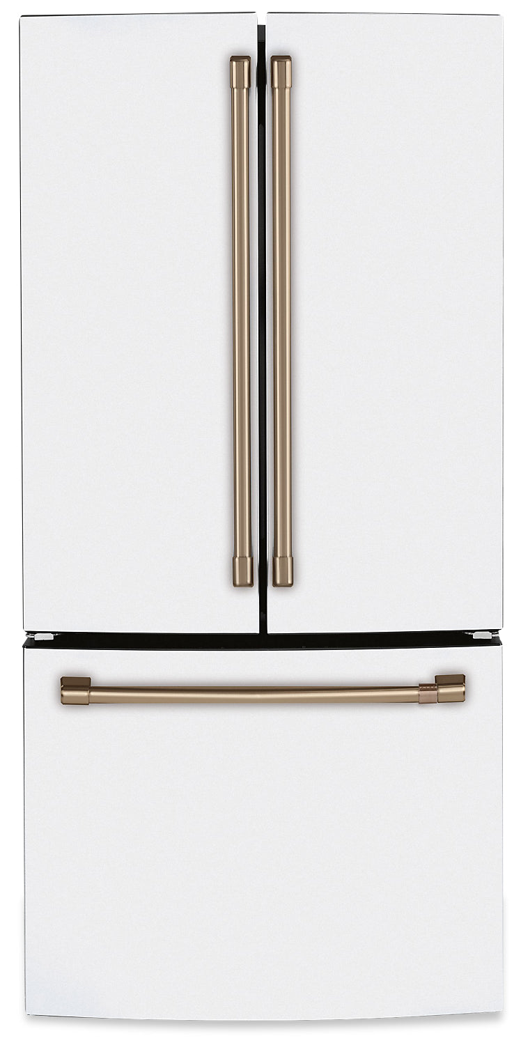 Café 18.6 Cu. Ft. French-Door Counter-Depth Refrigerator - CWE19SP4NW2 - Refrigerator in Matte White