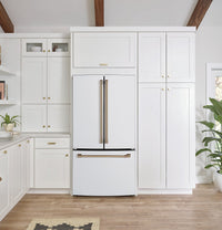Café 18.6 Cu. Ft. French-Door Counter-Depth Refrigerator - CWE19SP4NW2 - Refrigerator in Matte White