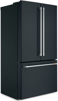 Café 23.2 Cu. Ft. French-Door Counter-Depth Refrigerator - CWE23SP3MD1 - Refrigerator in Black Matte
