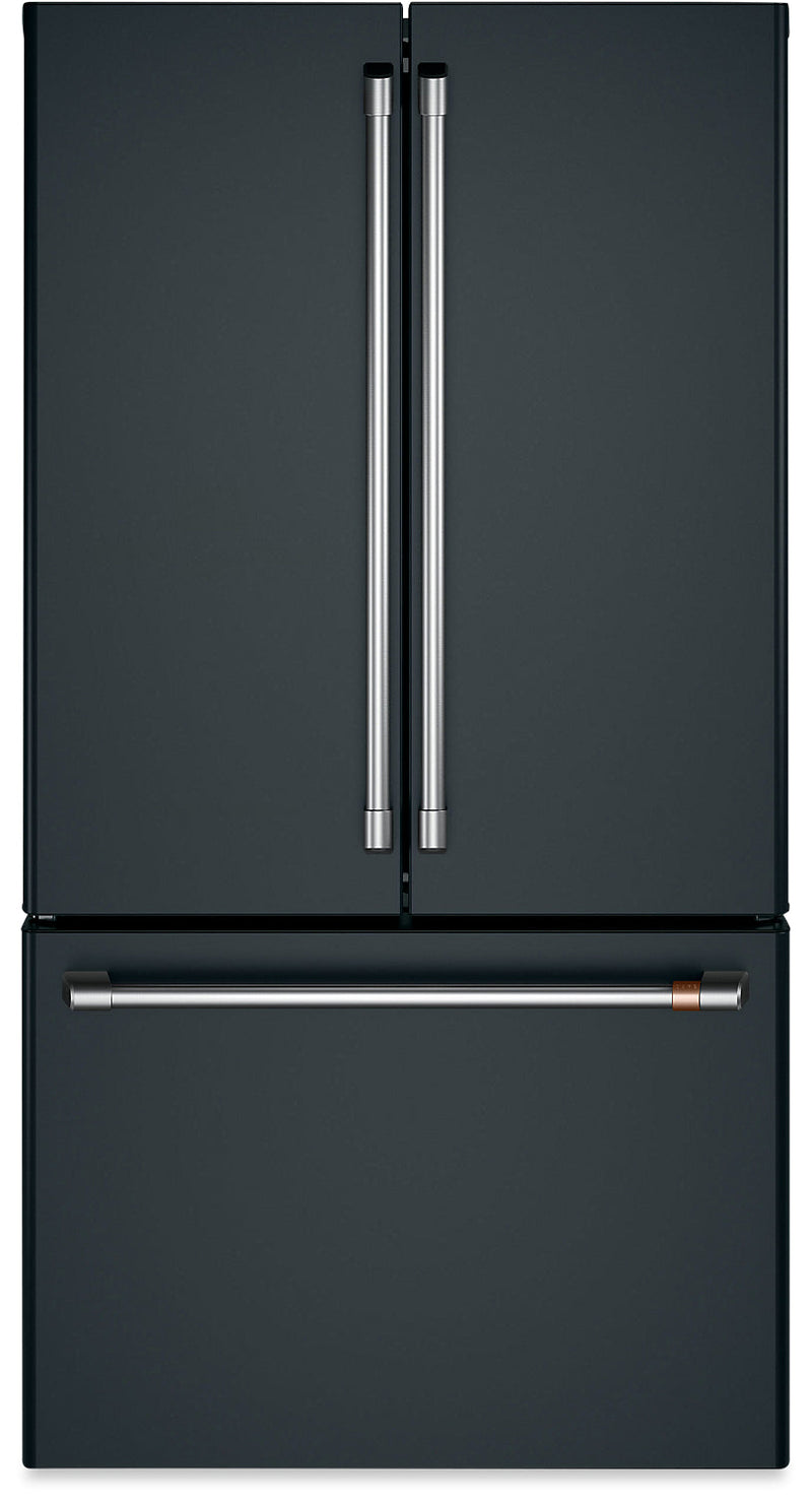 Café 23.2 Cu. Ft. French-Door Counter-Depth Refrigerator - CWE23SP3MD1 - Refrigerator in Black Matte