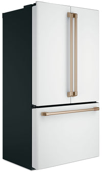 Café 23.2 Cu. Ft. French-Door Counter-Depth Refrigerator - CWE23SP4MW2 - Refrigerator in Matte White