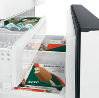 Café 23.2 Cu. Ft. French-Door Counter-Depth Refrigerator - CWE23SP4MW2 - Refrigerator in Matte White