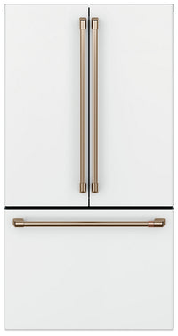Café 23.2 Cu. Ft. French-Door Counter-Depth Refrigerator - CWE23SP4MW2 - Refrigerator in Matte White