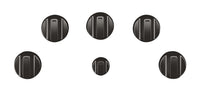 Café 5-Piece Electric Cooktop Brushed Black Knobs - CXCE1HKPMBT - Accessory Kit in Brushed Black