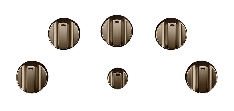 Café 5-Piece Electric Cooktop Brushed Bronze Knobs - CXCE1HKPMBZ - Accessory Kit in Brushed Bronze