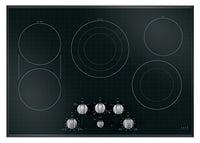 Café 5-Piece Electric Cooktop Stainless Steel Knobs - CXCE1HKPMSS - Accessory Kit in Brushed Stainless