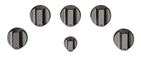 Café 5-Piece Gas Cooktop Brushed Black Knobs - CXCG1K0PMBT - Accessory Kit in Brushed Black