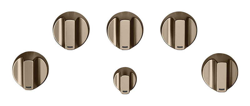 Café 5-Piece Gas Cooktop Brushed Bronze Knobs - CXCG1K0PMBZ - Accessory Kit in Brushed Bronze