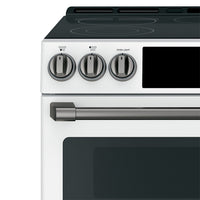 Café Electric Range Brushed Black Knobs and Handles Set - CXFCEHKPMBT - Accessory Kit in Brushed Black