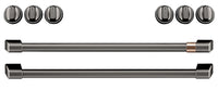 Café Electric Range Brushed Black Knobs and Handles Set - CXFCEHKPMBT - Accessory Kit in Brushed Black
