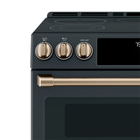 Café Electric Range Brushed Bronze Knobs and Handles Set - CXFCEHKPMBZ - Accessory Kit in Brushed Bronze