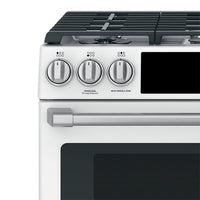 Café Gas Range Brushed Stainless Steel Knobs and Handles Set - CXFCGHKPMSS - Accessory Kit in Brushed Stainless