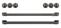 Café Induction Range Brushed Black Knobs and Handles Set - CXFCHHKPMBT - Accessory Kit in Brushed Black