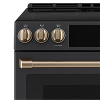 Café Induction Range Brushed Bronze Knobs and Handles Set - CXFCHHKPMBZ - Accessory Kit in Brushed Bronze
