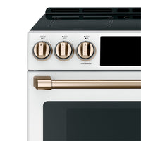 Café Induction Range Brushed Bronze Knobs and Handles Set - CXFCHHKPMBZ - Accessory Kit in Brushed Bronze