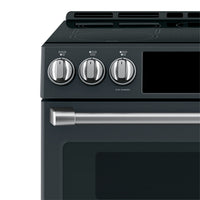 Café Induction Range Brushed Stainless Steel Knobs and Handles Set - CXFCHHKPMSS - Accessory Kit in Brushed Stainless