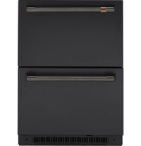 Café Dual-Drawer Refrigerator Brushed Black Handle Set - CXMA3H3PNBT - Accessory Kit in Brushed Black 