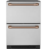 Café Dual-Drawer Refrigerator Brushed Copper Handle Set - CXMA3H3PNCU - Accessory Kit in Brushed Copper