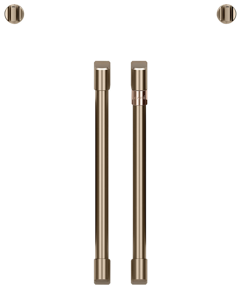 Café French-Door Wall Oven Brushed Bronze Knobs and Handles - CXWSFHKPMBZ - Accessory Kit in Brushed Bronze