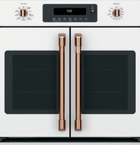 Café French-Door Wall Oven Brushed Copper Knobs and Handles - CXWSFHKPMCU - Accessory Kit in Brushed Copper