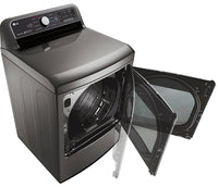 LG 7.3 Cu. Ft. Super Capacity Electric Dryer with EasyLoad™ - DLEX7300VE - Dryer in Graphite Steel