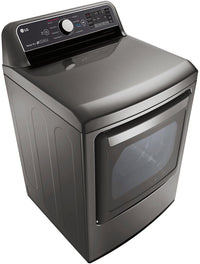 LG 7.3 Cu. Ft. Super Capacity Electric Dryer with EasyLoad™ - DLEX7300VE - Dryer in Graphite Steel
