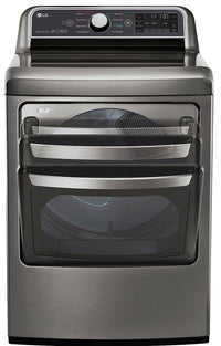 LG 7.3 Cu. Ft. Super Capacity Electric Dryer with EasyLoad™ - DLEX7300VE - Dryer in Graphite Steel
