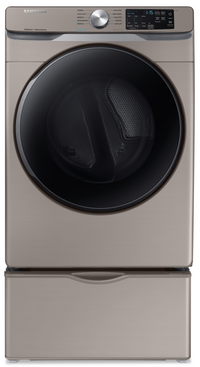 Samsung 7.5 Cu. Ft. Electric Dryer with Steam Sanitize+ - DVE45T6100C/AC - Dryer in Champagne