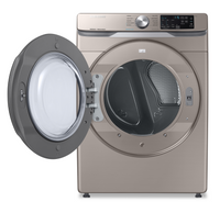 Samsung 7.5 Cu. Ft. Electric Dryer with Steam Sanitize+ - DVE45T6100C/AC - Dryer in Champagne