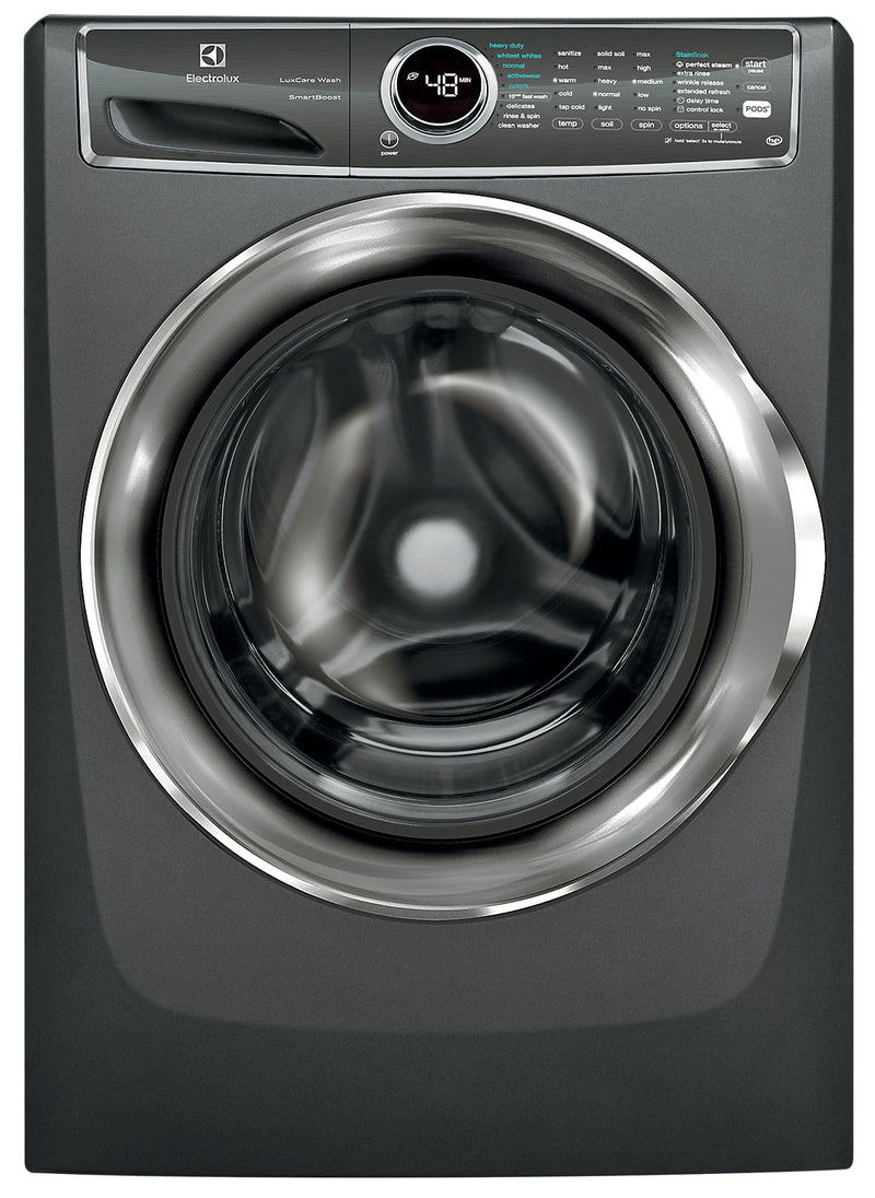 Electrolux 5.1 Cu. Ft. Front-Load Steam Washer with LuxCare Wash and SmartBoost – EFLS627UTT - Washer in Grey