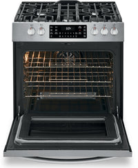 Frigidaire Gallery 5.4 Cu. Ft. Front-Control Convection Gas Range with Air Fry - FGGH3047VF