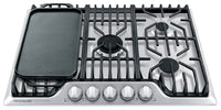 Frigidaire Professional 30'' Gas Cooktop with Griddle - FPGC3077RS