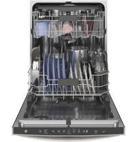 GE Built-In Top-Control Dishwasher with Full Third Rack - GDT665SMNES - Dishwasher in Slate