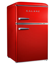 Galanz 3.1 Cu. Ft. Retro Mini Refrigerator - GLR31TRDER - Refrigerator in Red