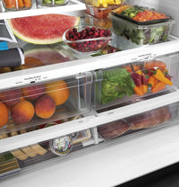 GE 27 Cu. Ft. French-Door Refrigerator - GNE27JGMWW - Refrigerator in White