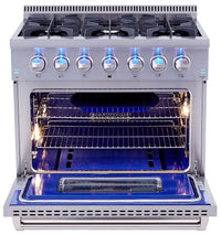 Thor Kitchen 5.2 Cu. Ft. Freestanding Dual Fuel Range - HRD3606U-SS