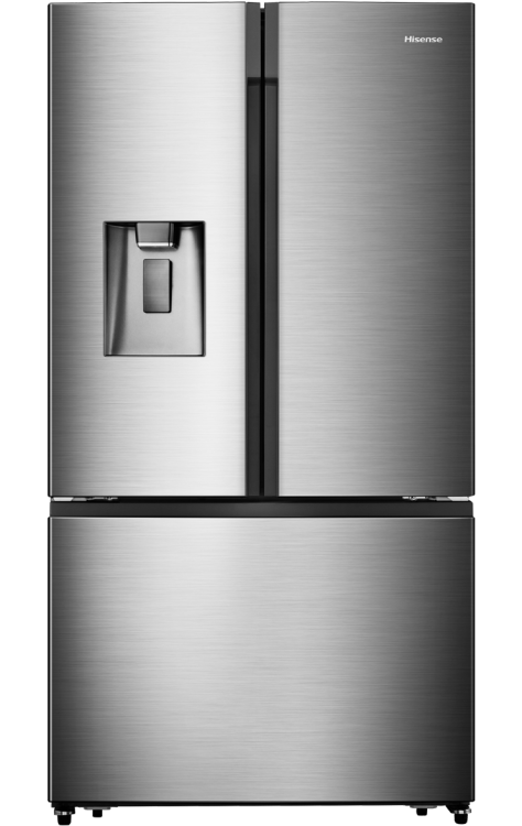 Hisense 21.1 Cu. Ft. French-Door Counter-Depth Refrigerator with Ice and Water - RF208N6CSE - Refrigerator in Fingerprint-Resistant Stainless Steel
