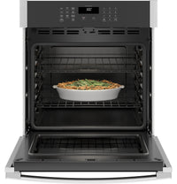 GE 27" 4.3 Cu. Ft. Smart Built-In Single Wall Oven - JKS3000SNSS - Electric Wall Oven in Stainless Steel