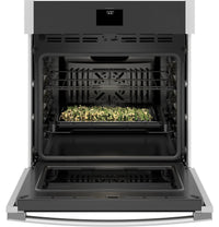 GE 27" 4.3 Cu. Ft. Smart Built-In Single Wall Oven with Convection - JKS5000SNSS - Electric Wall Oven in Stainless Steel