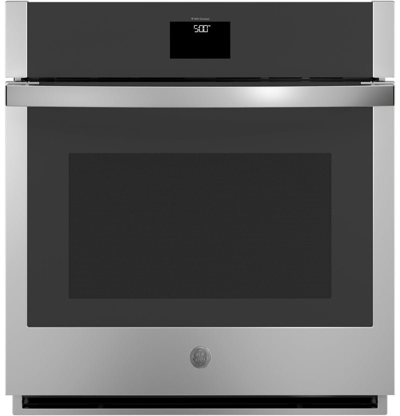 GE 27" 4.3 Cu. Ft. Smart Built-In Single Wall Oven with Convection - JKS5000SNSS - Electric Wall Oven in Stainless Steel