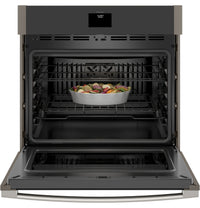 GE 30" Smart Built-In Convection Single Wall Oven - JTS5000ENES - Electric Wall Oven in Slate