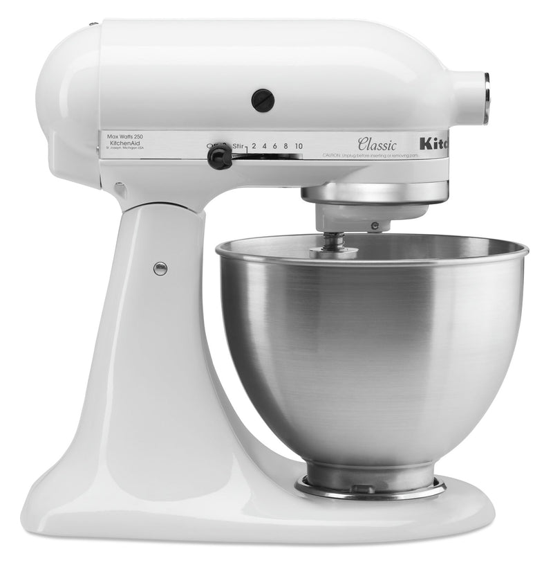 KitchenAid Classic Series 4.5-Quart Tilt-Head Stand Mixer - K45SSWH - Mixer in White