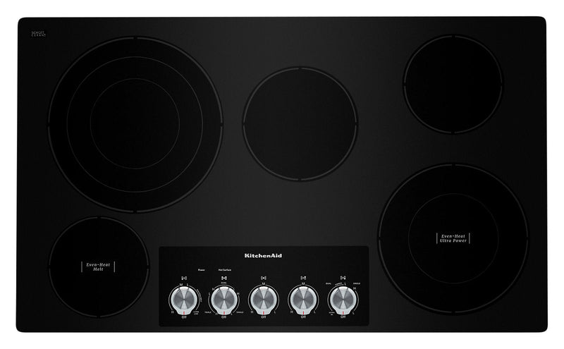 KitchenAid 36" Electric Cooktop - KCES556HBL