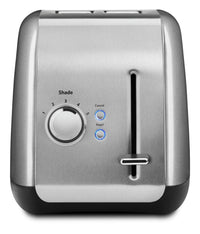 KitchenAid Two-Slice Toaster with 5 Shade Settings- KMT2115CU - Toaster in Contour Silver