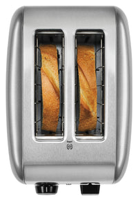 KitchenAid Two-Slice Toaster with 5 Shade Settings- KMT2115CU - Toaster in Contour Silver