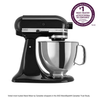 KitchenAid Artisan Series 5-Quart Tilt-Head Stand Mixer - KSM150PSOB|Batteur sur socle à tête inclinable KitchenAid de 5 pintes de la série Artisan - KSM150PSOB|KSM150OB